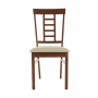 Jedálenská stolička, orech/béžová, OLEG NEW