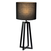 Stolná lampa, čierna, QENNY 15 LT8074