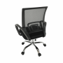 Kancelárska stolička, sieťovina čierna/čierna, DEX 2 NEW