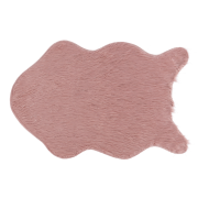 Umelá kožušina, ružová/zlatoružová, 60x90, FOX TYP 3