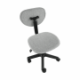 Kancelárska stolička, čierna/sivá, SALIM