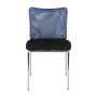Zasadacia stolička, modrá/čierna/chróm, ALTAN