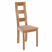 Jedálenská stolička, svetlohnedá/dub medový, FARNA