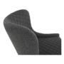 Barová stolička, sivá/čierna, CEZARIA
