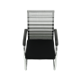Zasadacia stolička, sivá/čierna, ESIN