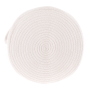 TEMPO-KONDELA PRAJA, pletený kôš, biela/farebný vzor, 35x45 cm