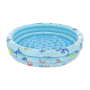 Detský nafukovací bazén, modrá/vzor, LOME