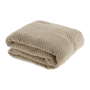 Obojstranná deka, béžovosivá, 150x200, DEFANA TYP 2