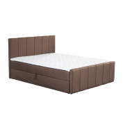 Boxspringová posteľ, 160x200, hnedá, STAR