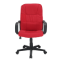 Kancelárske kreslo, červená, TC3-7741 NEW