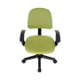 Kancelárska stolička, zelená/čierna, TAMSON