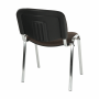 Kancelárska stolička, hnedá, ISO C24