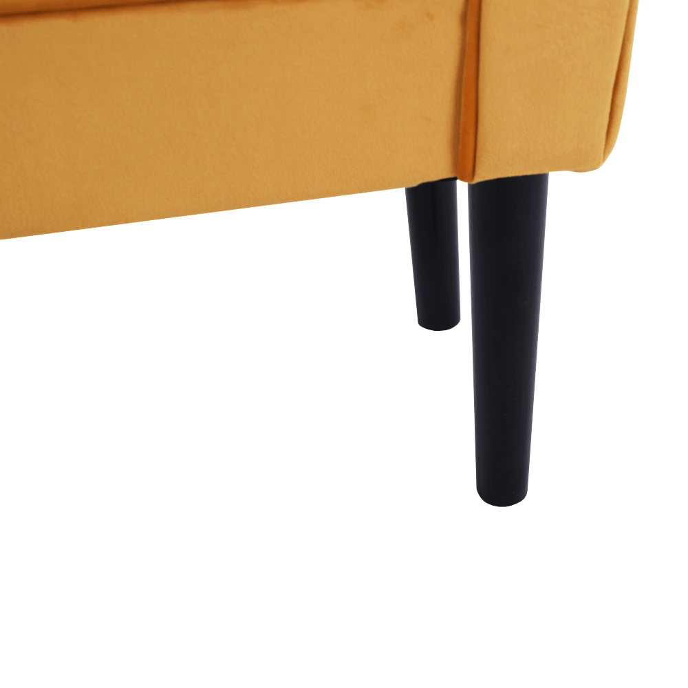 Lavica, Velvet látka, medovohnedá/čierna, BURDA - Image 12