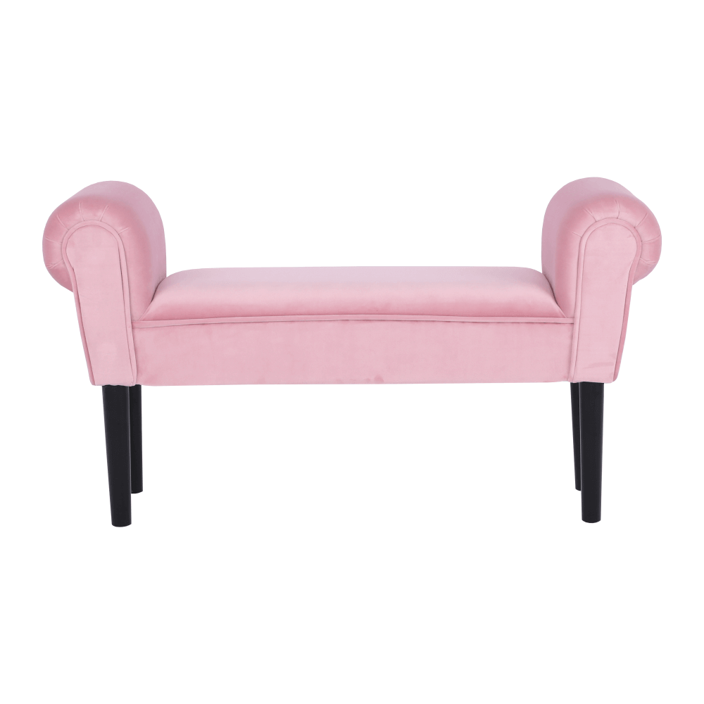 Lavica, Velvet látka, staroružová/čierna, BURDA - Image 10