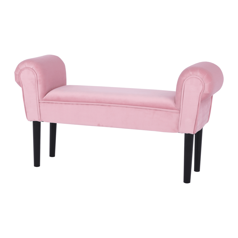 Lavica, Velvet látka, staroružová/čierna, BURDA - Image 12