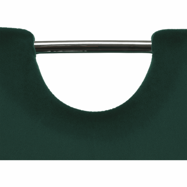 Jedálenská stolička, smaragdová Velvet látka/svetlé šitie, ABIRA NEW - Image 12