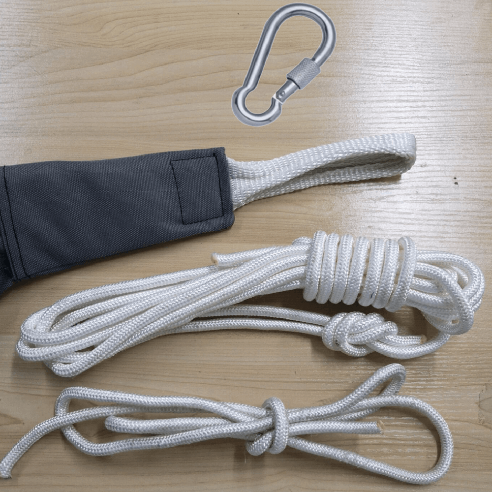 Závesné hojdacie kreslo, svetlosivá, KLORIN NEW BIG SIZE CACOON HAMMOCK - Image 19