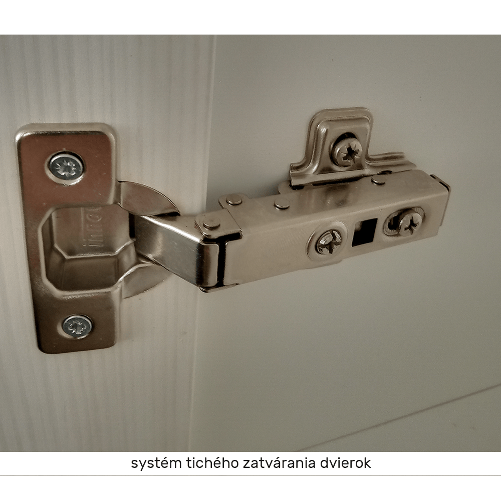 Spodná skrinka na sporák, biela/sosna nordická, ROYAL D60ZK - Image 3