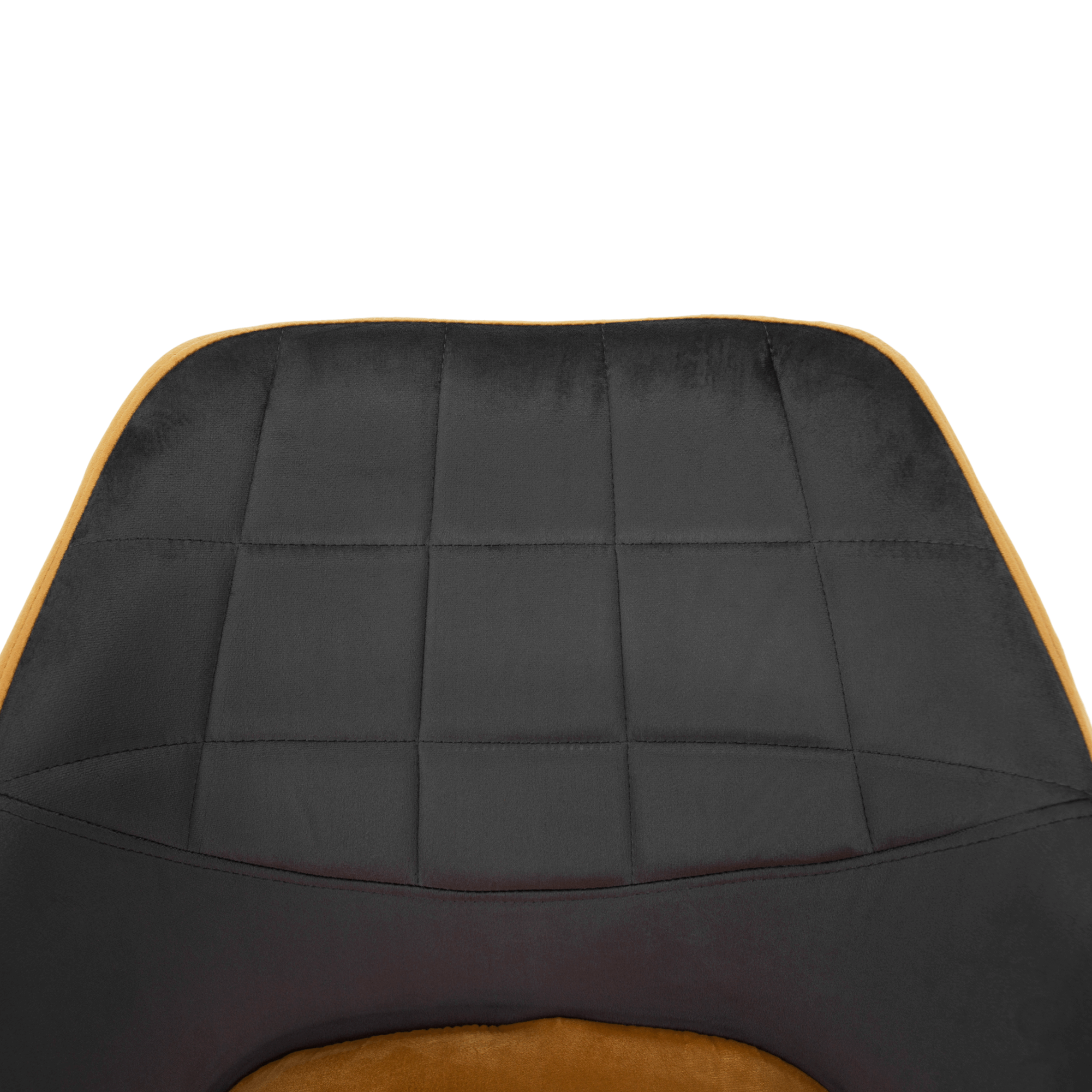 Otočné kreslo, sivá/camel Velvet látka, RATOKO - Image 5
