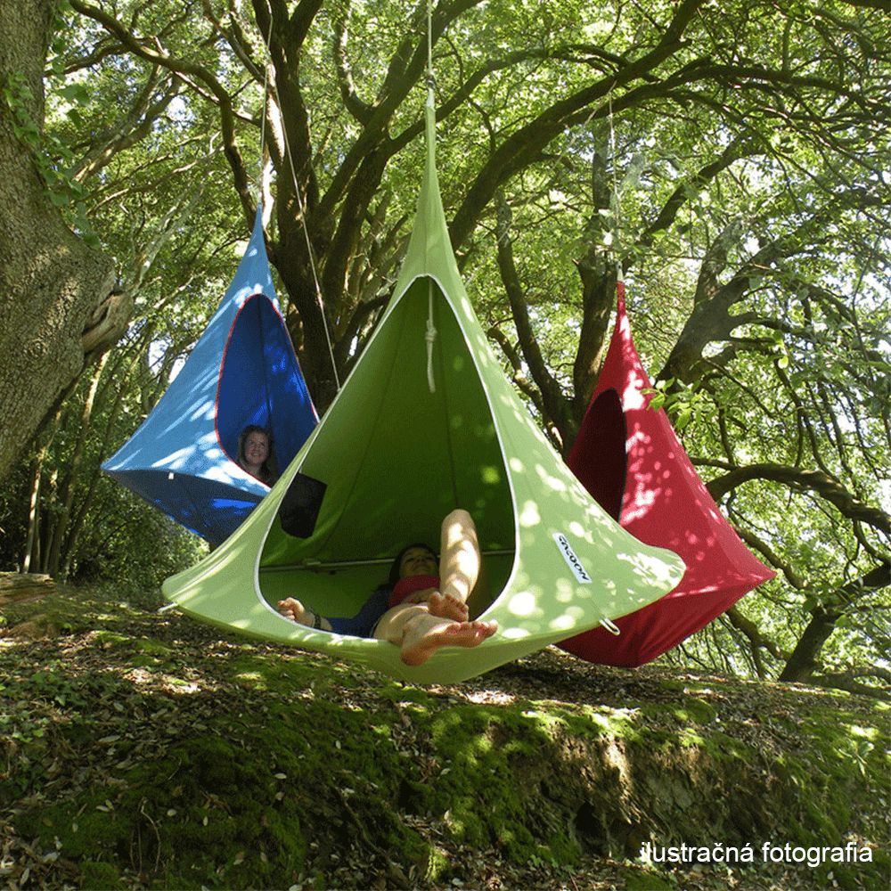Závesné hojdacie kreslo, svetlosivá, KLORIN NEW BIG SIZE CACOON HAMMOCK - Image 11